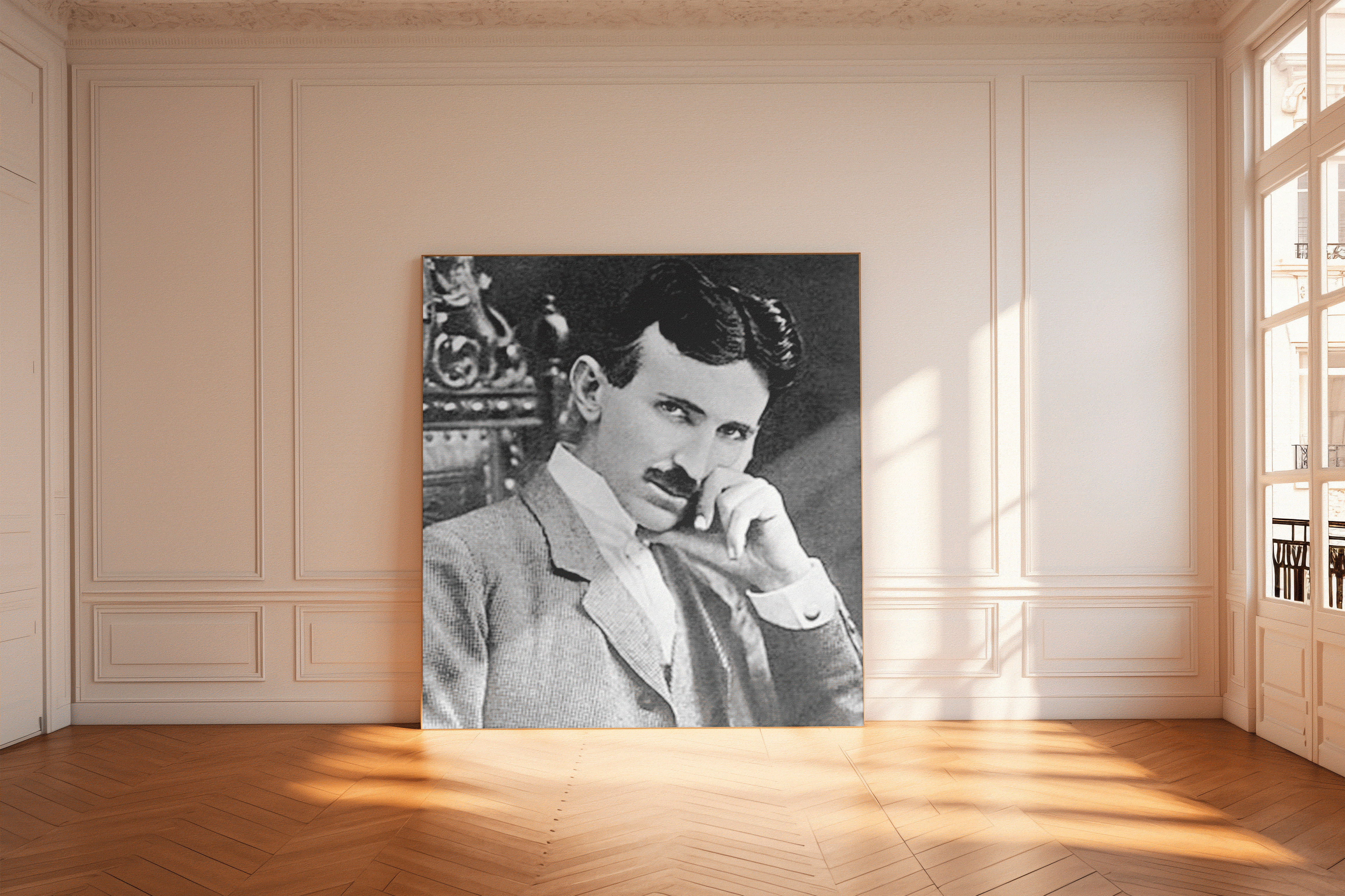 复古人物肖像画