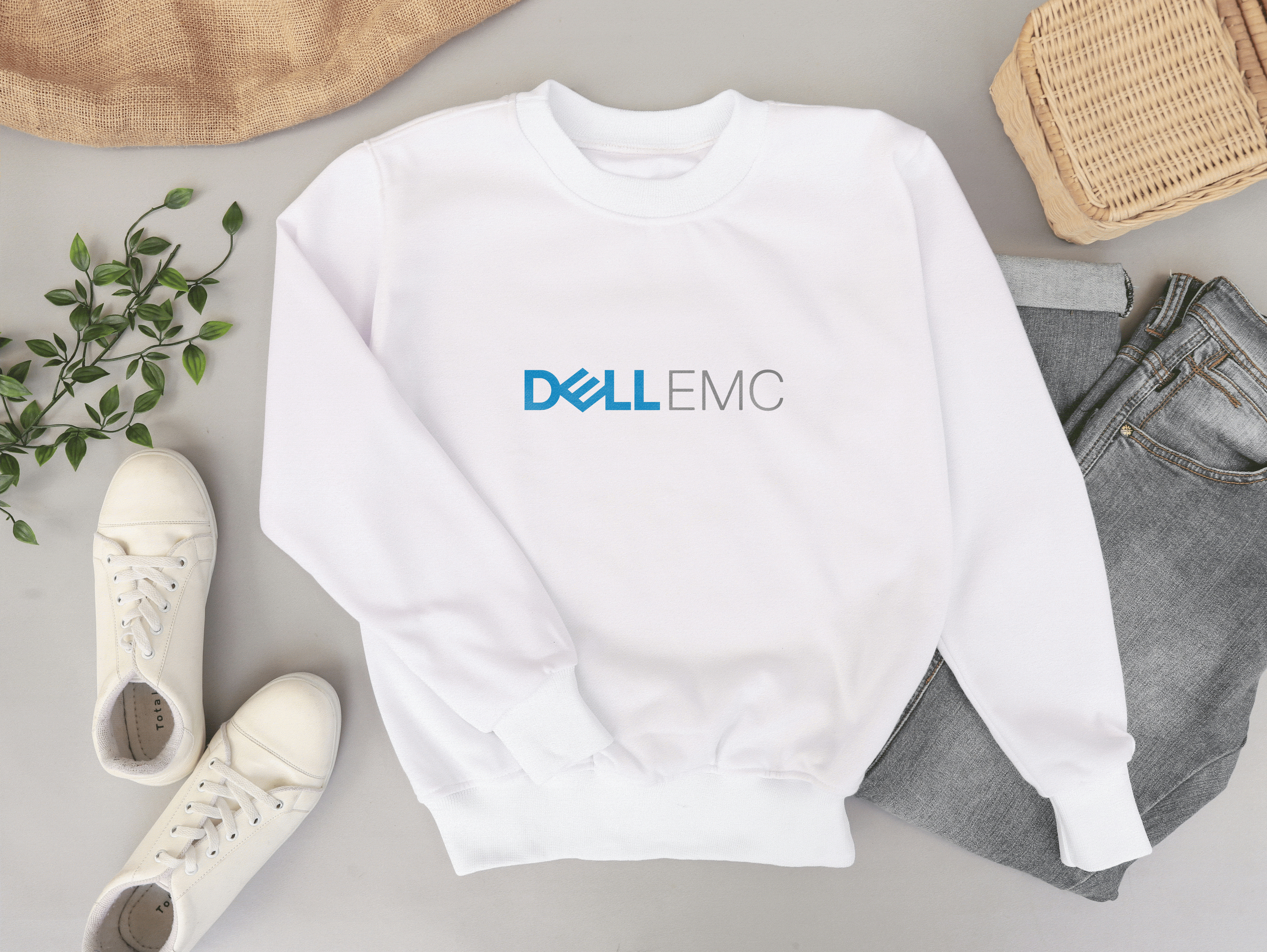 Dell EMC 白色卫衣