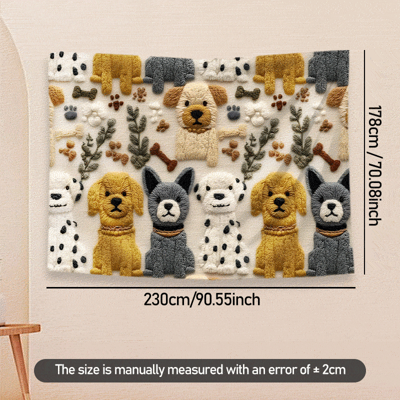 狗狗主题挂毯-12