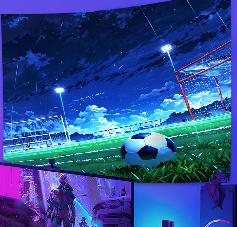 足球场主题挂布-3