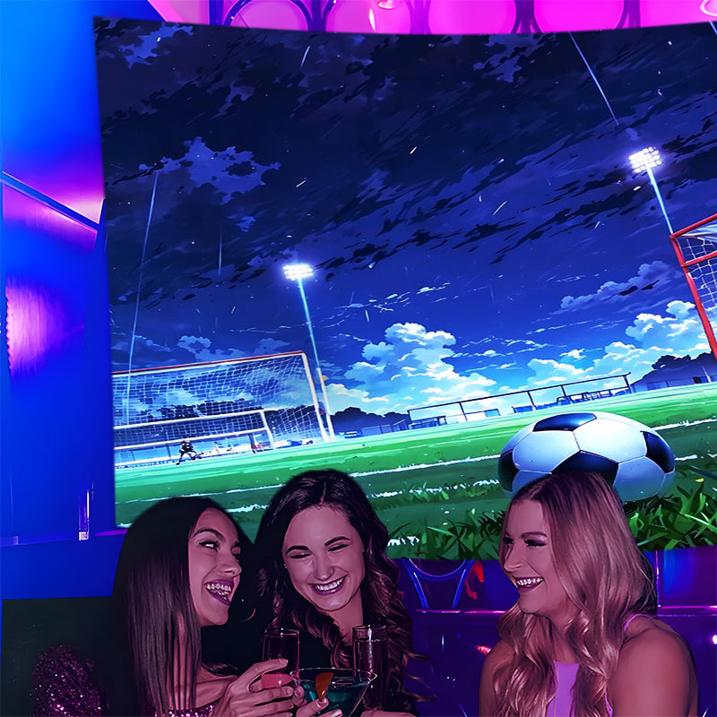 足球场主题挂布-5