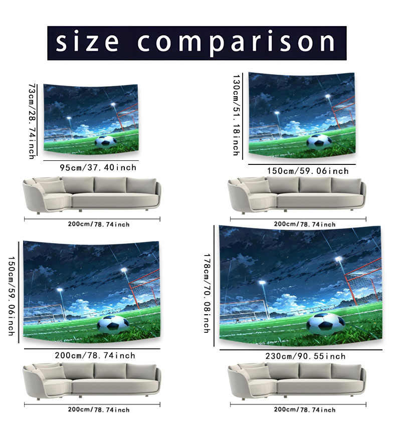 足球场主题挂布-9