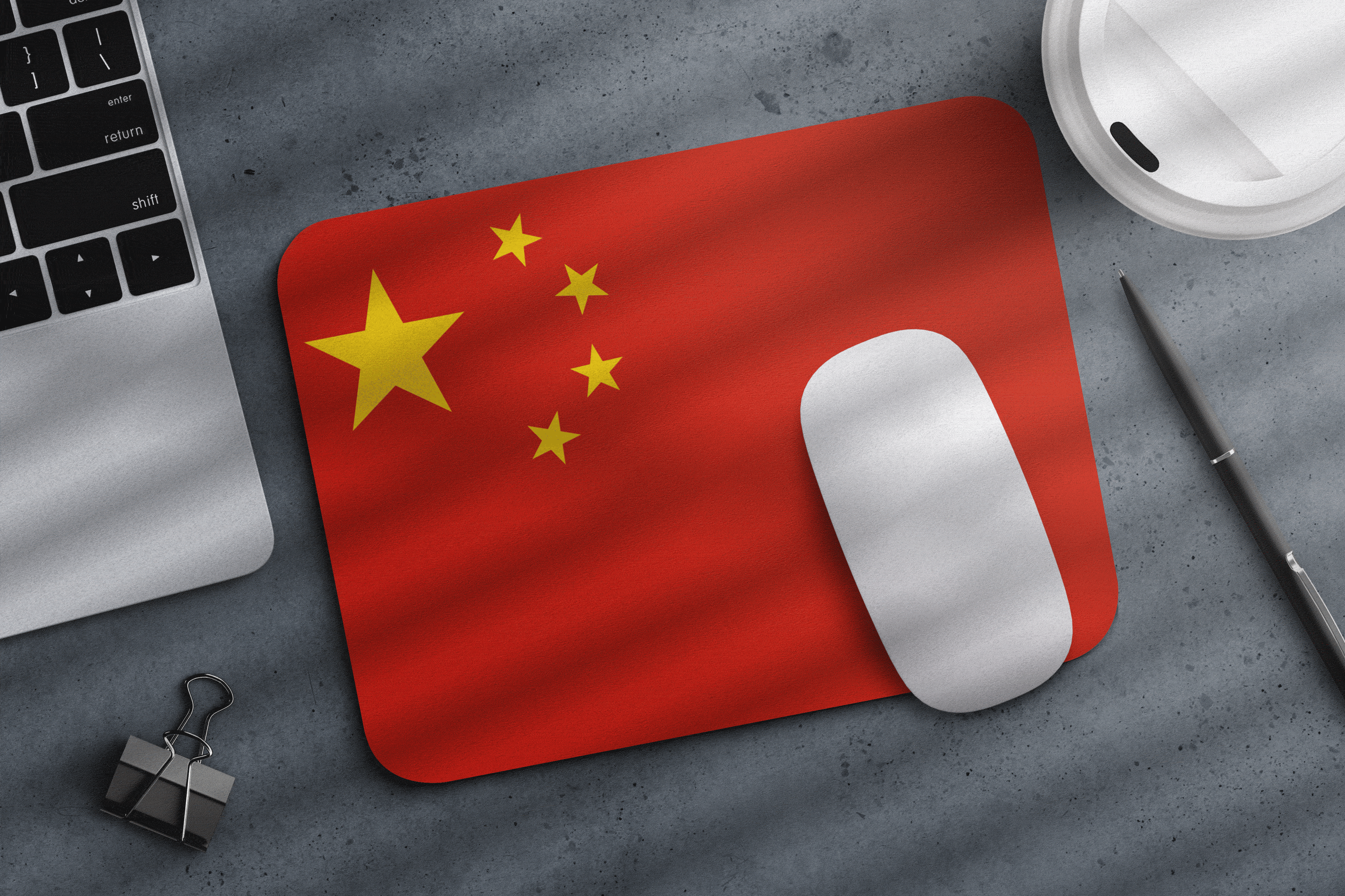 中国国旗鼠标垫