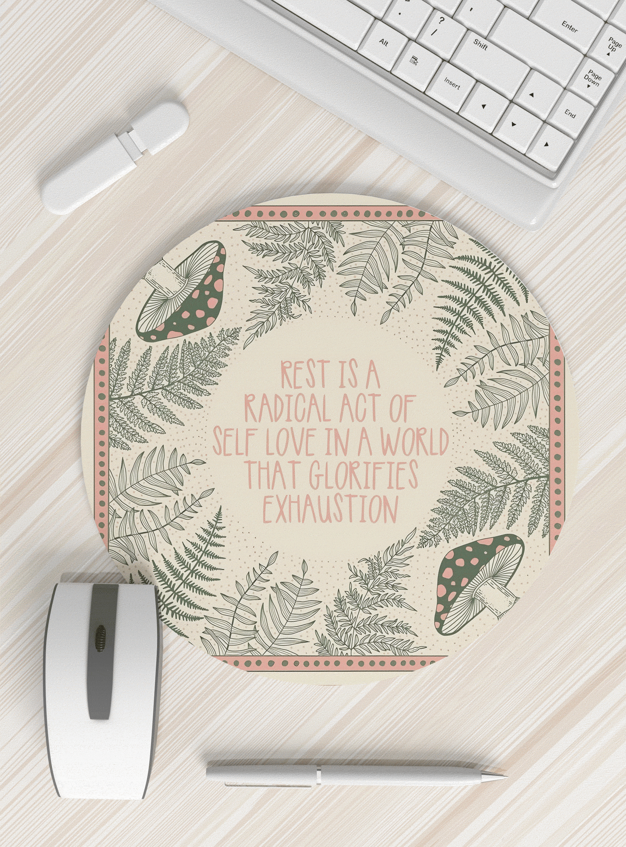 森林主题鼠标垫