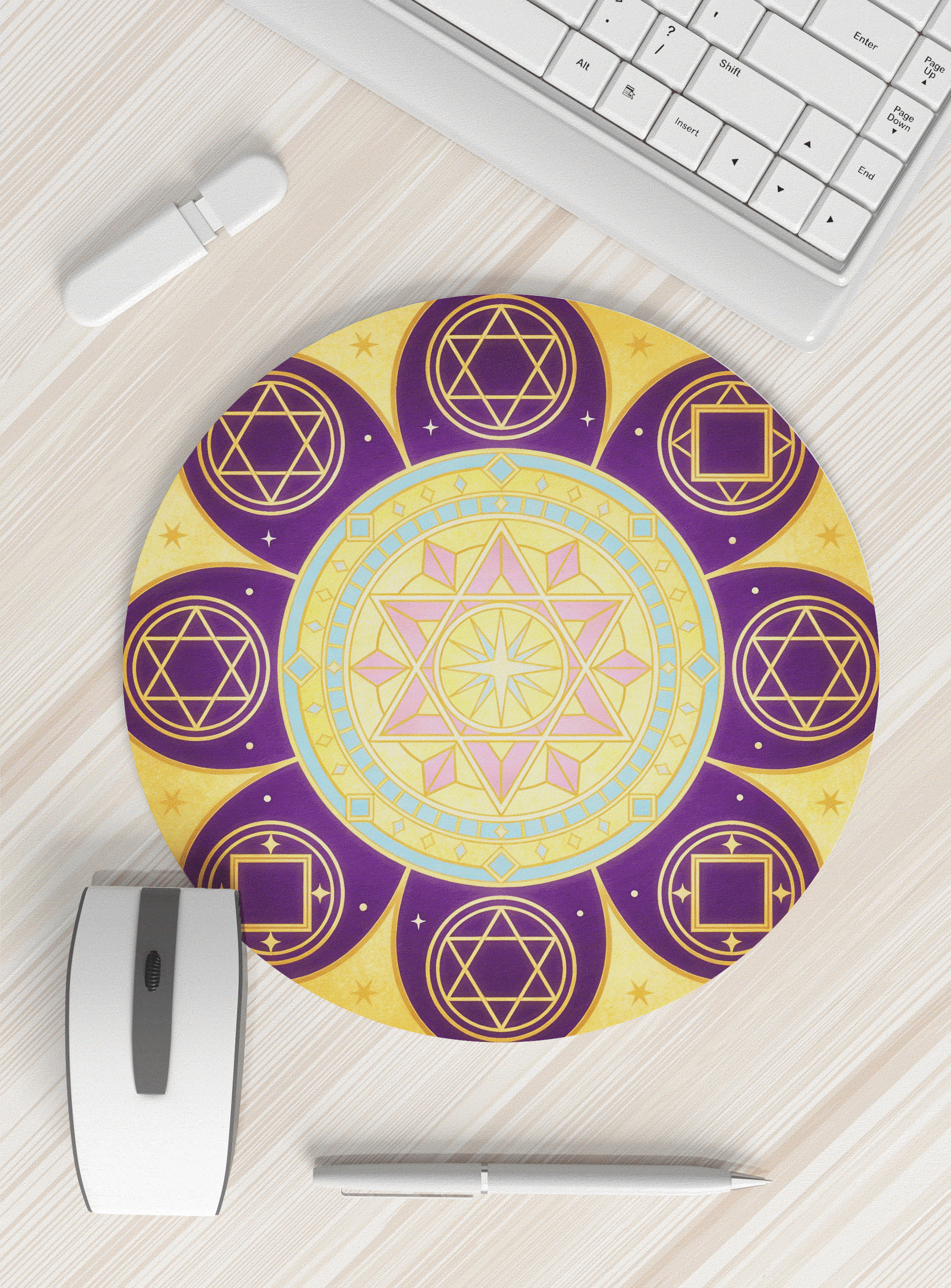 几何图案鼠标垫