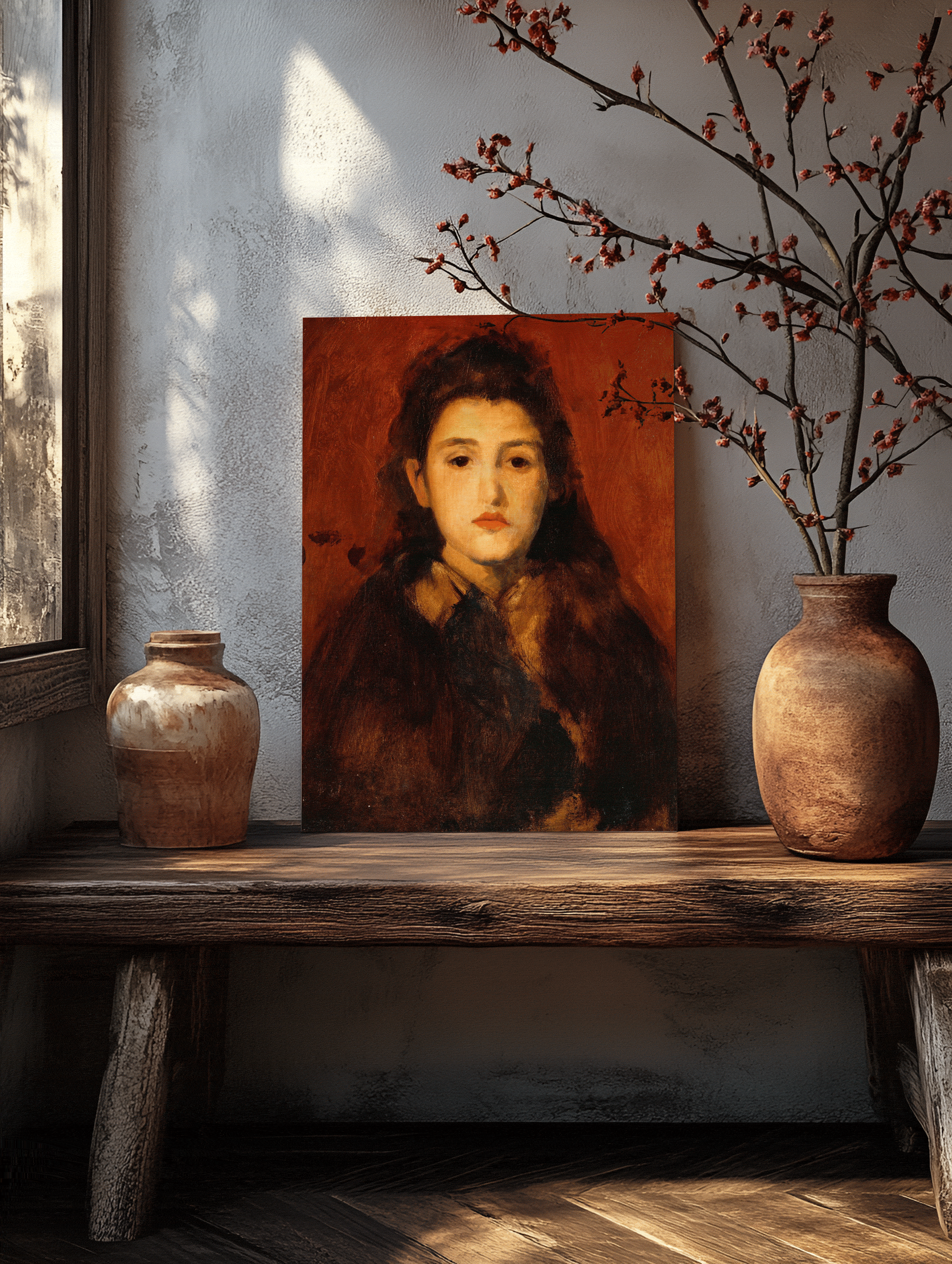 复古肖像画装饰画