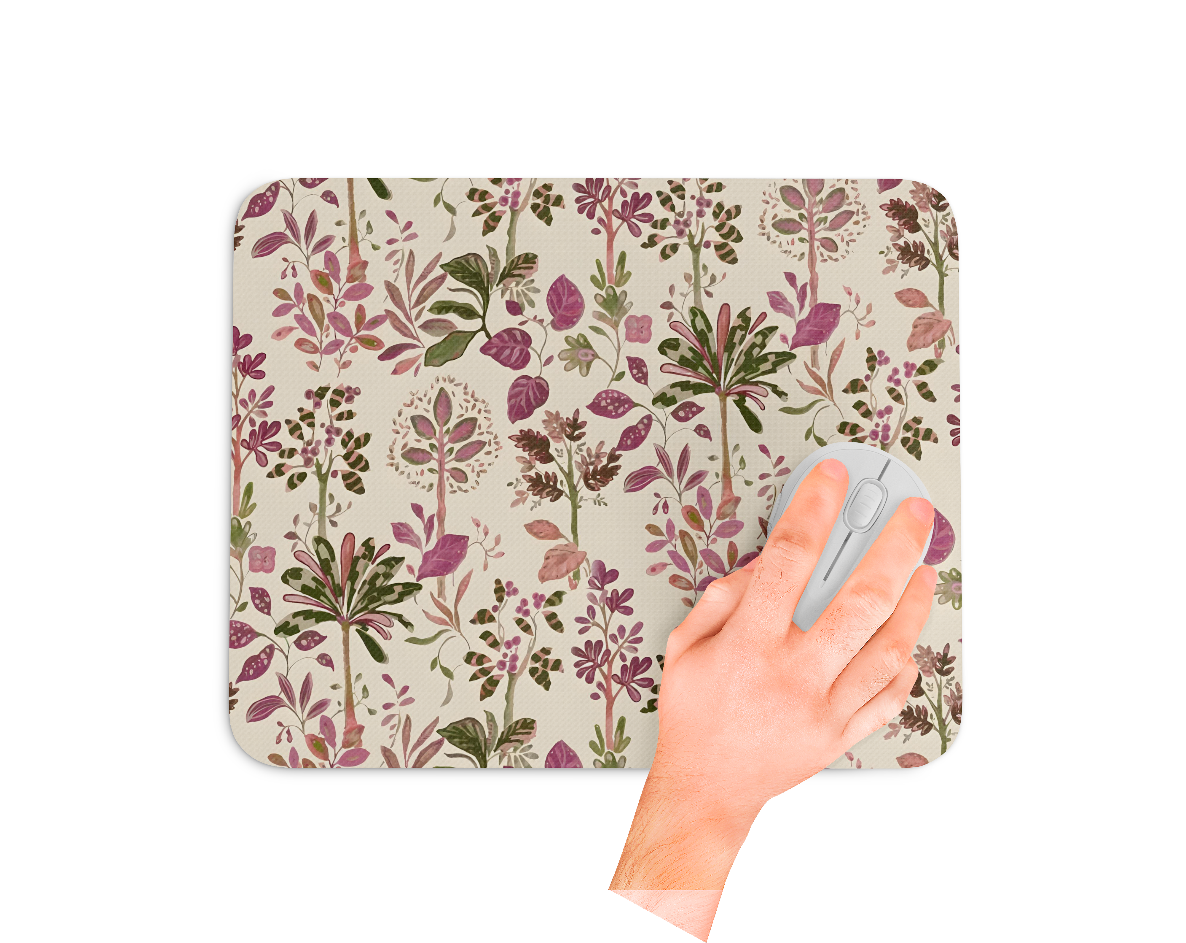 植物图案鼠标垫