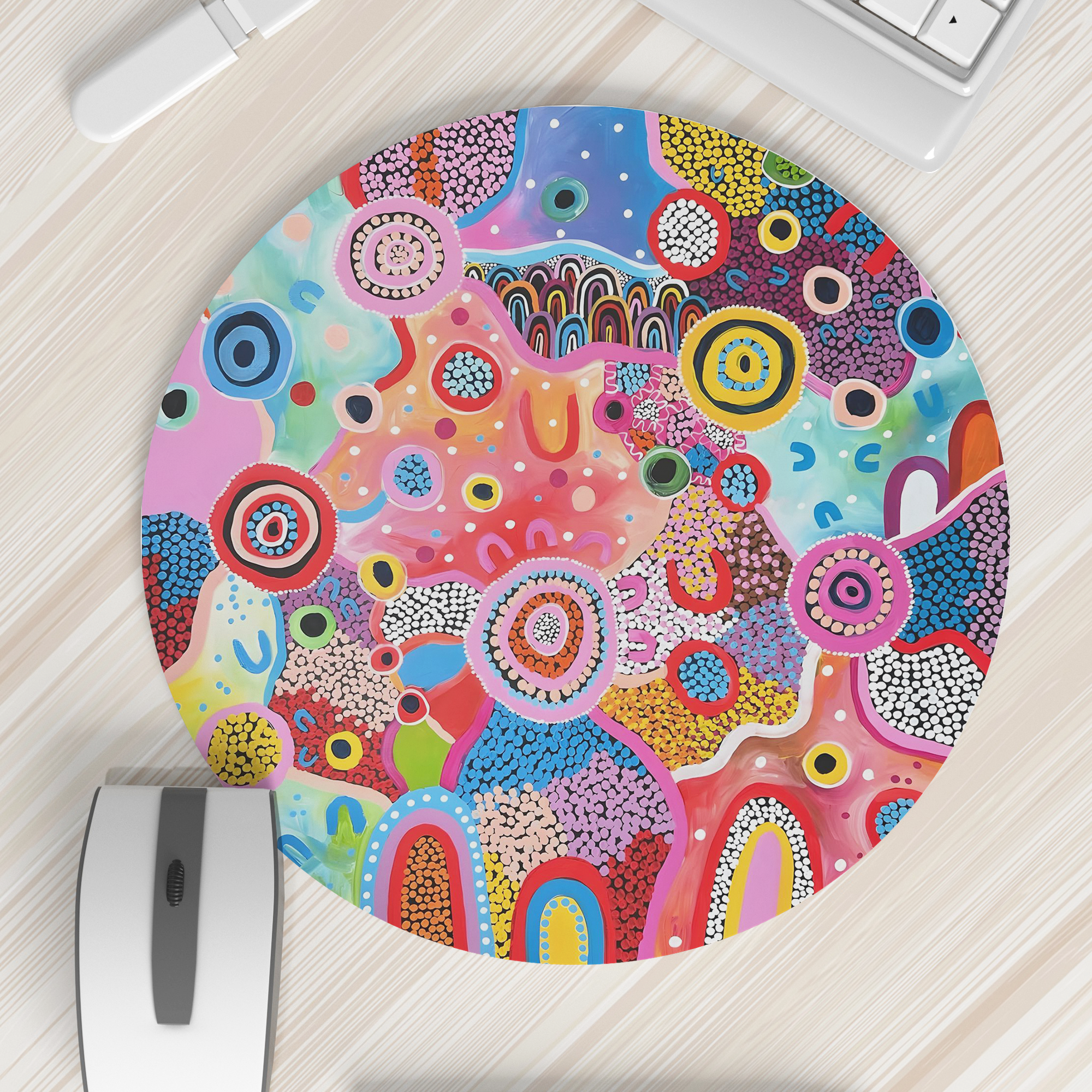 彩色抽象鼠标垫