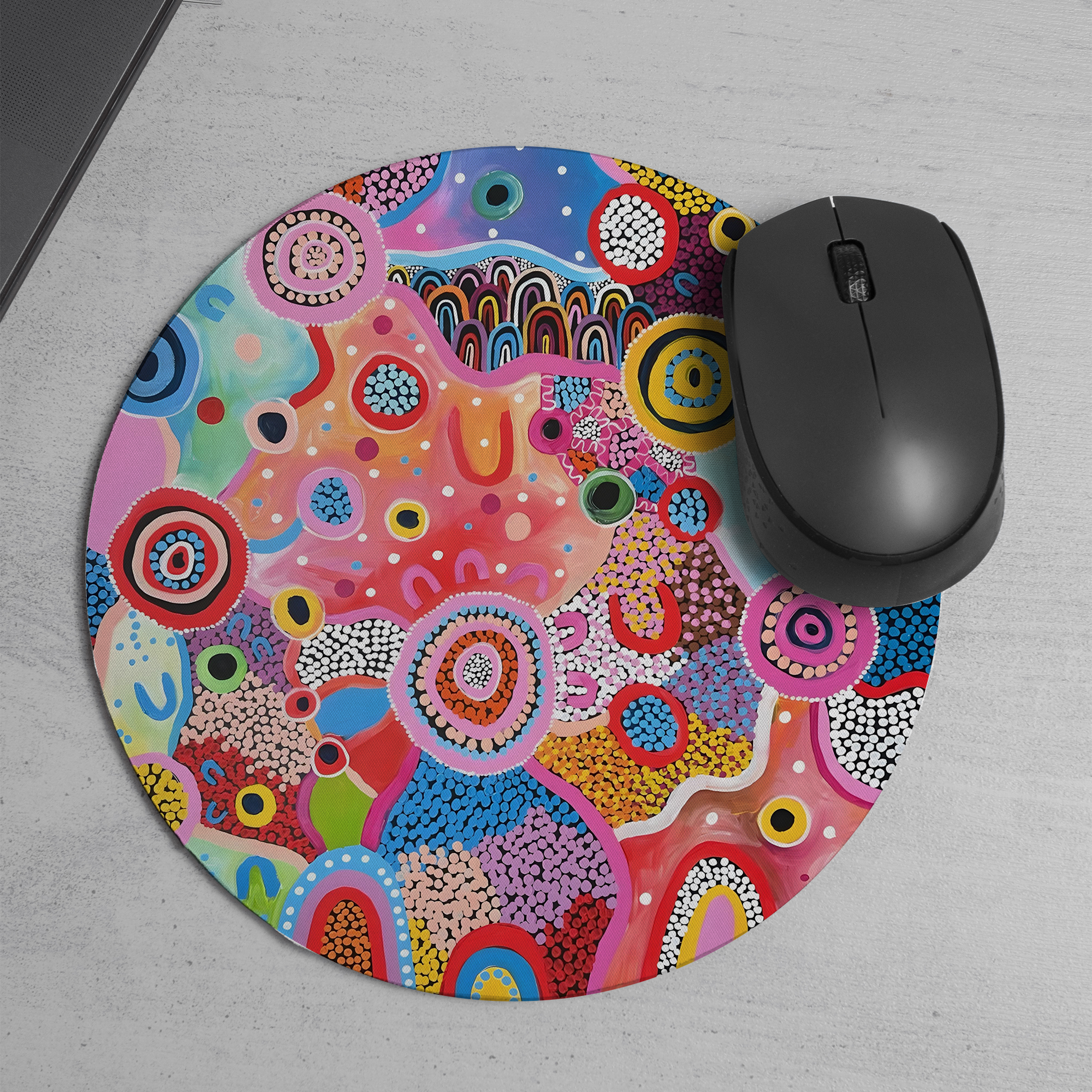 彩色抽象鼠标垫-2