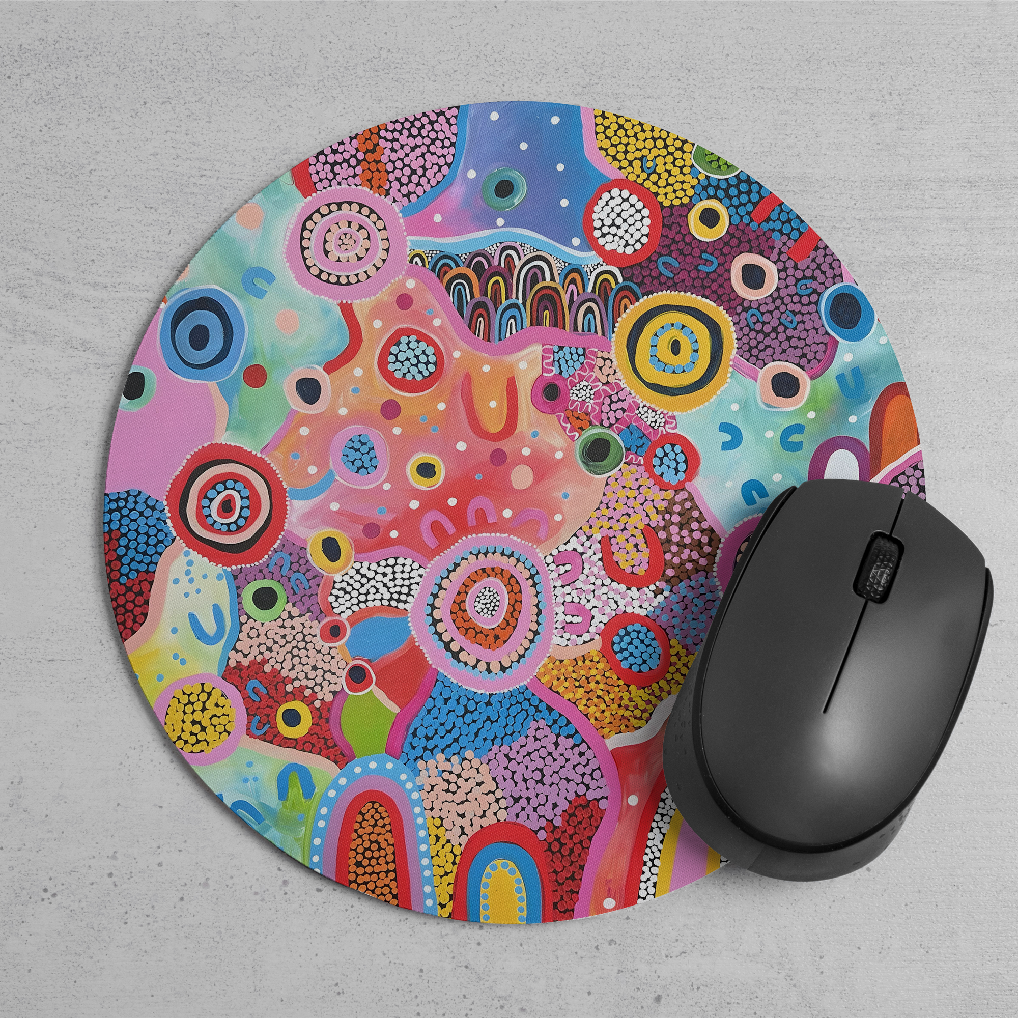 彩色抽象鼠标垫-3